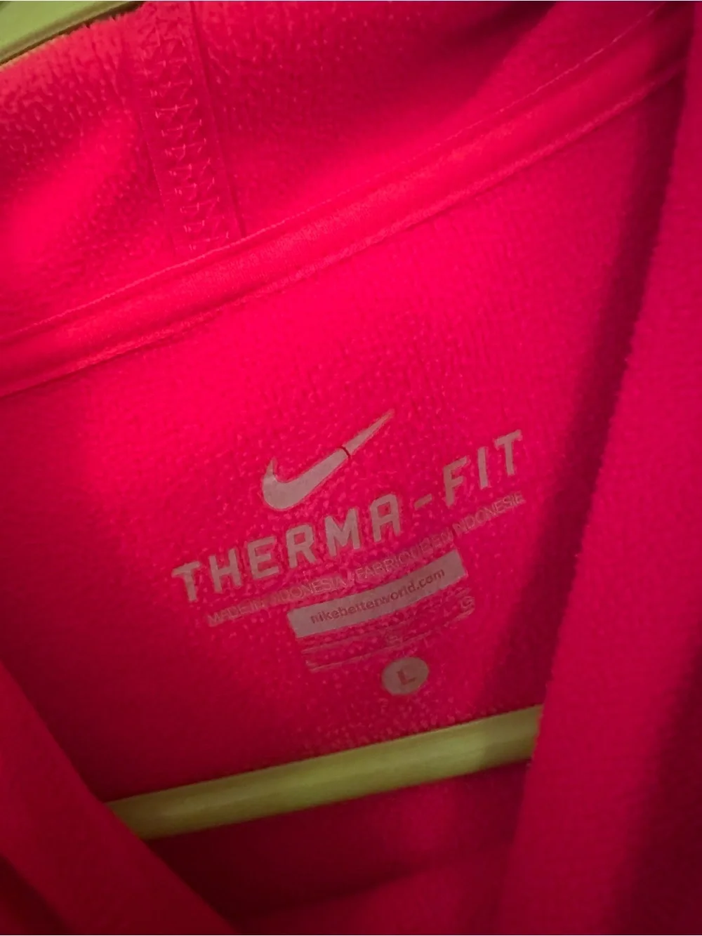 Nike Red Kids Hoodie with UH Athletic Crest